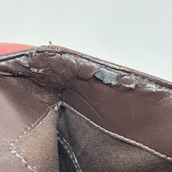 Marc Fisher Womens Brown Leather Side Zip Heel Bootie  Size 7.5 READ Description - Picture 8 of 9